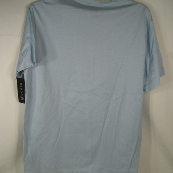 NWT J. Ferrar Mens Knit Polo Crew Front Blue Shirt - Picture 5 of 5